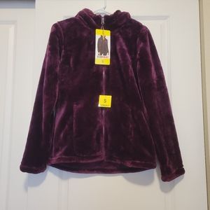NEW 32 Degree Heat hooded plush jacket size Small